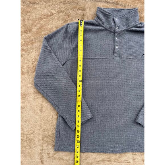 Mountain Khakis 1/4 Snap Pullover Sweater Sweatshirt Gray Men’s Size Large - Picture 5 of 6
